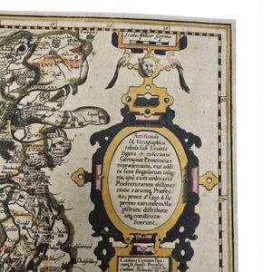 BELGIE, HISTORICKÁ MAPA, RUČNÍ PAPÍR - PLAKÁTY - HOME DECOR