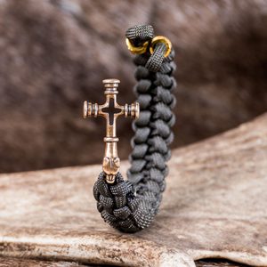 VLČÍ KŘÍŽ, PARACORD NÁRAMEK - NÁRAMKY - ŠPERKY