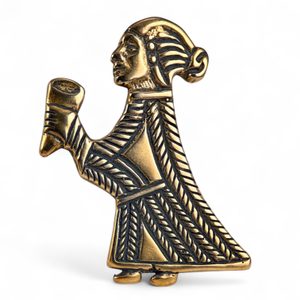 VALKÝRA S ROHEM - PŘÍVĚŠEK, BRONZ - PŘÍVĚSKY - ŠPERKY