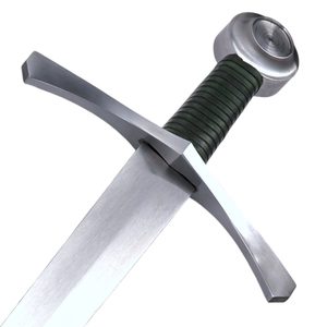 LANFRID JEDNORUČNÍ MEČ, ZELENÁ, FULL TANG - STŘEDOVĚKÉ MEČE - ZBRANĚ