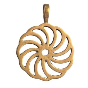 SYMBOL SLUNCE IV, PŘÍVĚŠEK, BRONZ - PŘÍVĚSKY - ŠPERKY