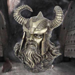 ODIN, BUSTA VIKINGSKÉHO BOHA - FIGURKY - HOME DECOR