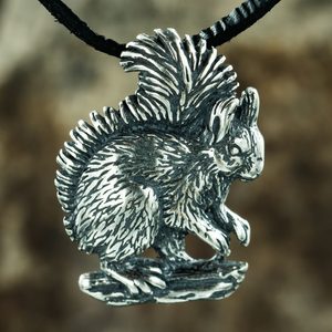 VEVERKA, STŘÍBRNÝ PŘÍVĚSEK, AG 925 - PŘÍVĚSKY - STŘÍBRNÉ ŠPERKY