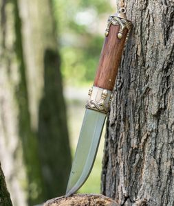 LEIF, KOVANÝ SKANDINÁVSKÝ NŮŽ - NOŽE HISTORICKÉ - ZBRANĚ