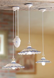 TIROLIA KERAMICKÉ STROPNÍ SVÍTIDLO SE ZÁVAŽÍM 2211-1 - STROPNÍ SVÍTIDLA - HOME DECOR