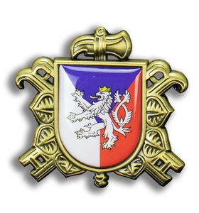 ODZNAK SDH ČESKÝ LEV - VLAJKA - STŘEDOVĚKÉ AMULETY - ŠPERKY