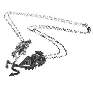NÁHRDELNÍK DRACONIC TRYST, ALCHEMY GOTHIC - NÁHRDELNÍKY - ŠPERKY