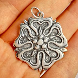RŮŽE, ROŽMBERKOVÉ, STŘÍBRNÝ PŘÍVĚSEK, AG 925,12G - PŘÍVĚSKY - STŘÍBRNÉ ŠPERKY