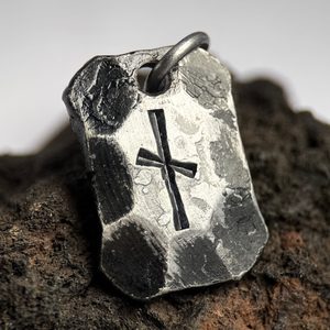 NAUTHIZ, KOVANÁ RUNA, AMULET - KOVANÉ ŠPERKY - ŠPERKY