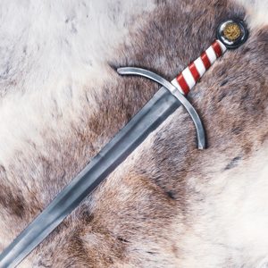 GROSSUS, JEDNORUČNÍ MEČ S ČESKÝM LVEM - STŘEDOVĚKÉ MEČE - ZBRANĚ
