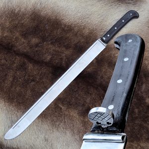 TESÁK NA ŠERM - LANGMESSER, XV. STOLETÍ, TUPÁ REPLIKA - TESÁKY - ZBRANĚ