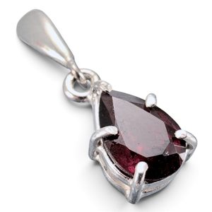 Adrianna Silver Pendant with Glass, 925 Silver