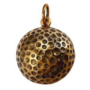 GOLFOVÝ MÍČEK, PŘÍVĚŠEK, BRONZ - PŘÍVĚSKY - ŠPERKY