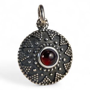 ISOLDA, STŘÍBRNÝ PŘÍVĚSEK S HESONIT, AG 925 - PŘÍVĚSKY - STŘÍBRNÉ ŠPERKY