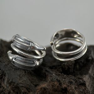 STŘÍBRNÝ PRSTEN, NORDRUP - RINGSTED, DÁNSKO, AG 925 - PRSTENY - STŘÍBRNÉ ŠPERKY