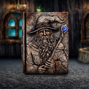 WIZARD'S GRIMOIRE, ZÁPISNÍK - MAGICKÉ POMŮCKY - HOME DECOR