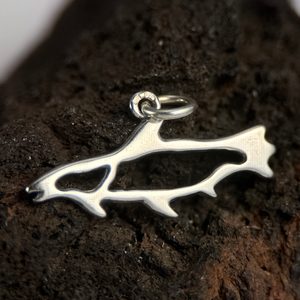 LUOSSA, SÁMSKÝ LOSOS, STŘÍBRNÝ PŘÍVĚSEK, AG 925 - ŠPERKY LAPPONIA - STŘÍBRNÉ ŠPERKY