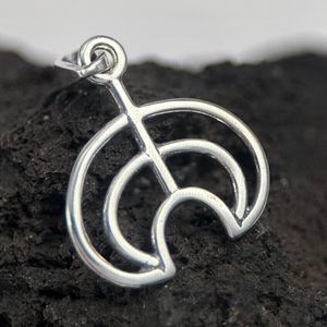 KELTSKÁ LUNA, STŘÍBRNÝ PŘÍVĚSEK, AG 925 - PŘÍVĚSKY - STŘÍBRNÉ ŠPERKY