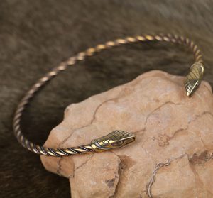 JÖRMUNGANDR, VIKINSKÝ HAD, BRONZ, TORQUES - TORQUESY - ŠPERKY
