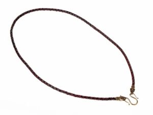 VIKINGSKÝ VLK, KOŽENÝ NÁHRDELNÍK, BRONZ - NÁHRDELNÍKY - ŠPERKY
