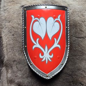 PÁNI Z TALMBERKA - ERB, STŘEDOVĚKÝ ŠTÍT - KOV - DEKORATIVNÍ ŠTÍTY - ZBROJE