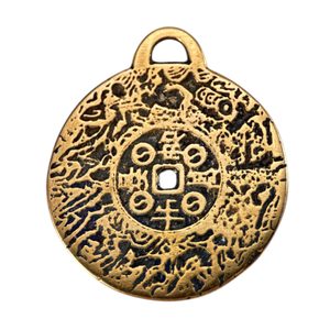 AMULET - BOHATSTVÍ, BRONZ - PŘÍVĚSKY - ŠPERKY