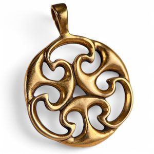 KELTSKÝ TALISMAN ŽIVOTA, REPLIKA NÁLEZU PATRNĚ Z GALIE, BRONZ - PŘÍVĚSKY - ŠPERKY