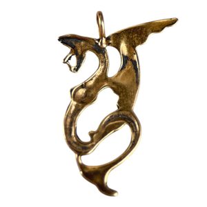 VODNÍ DRAK, PŘÍVĚŠEK BRONZ - PŘÍVĚSKY - ŠPERKY