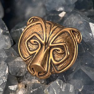 URSUS, MEDVĚD, PŘÍVĚŠEK, BRONZ - PŘÍVĚSKY - ŠPERKY