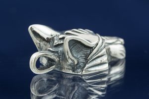 WARG, SEVERSKÝ VLK, STŘÍBRNÝ PŘÍVĚSEK, AG 925, 15G - PŘÍVĚSKY - STŘÍBRNÉ ŠPERKY