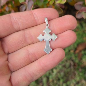 Silver Pendant, Musketeer Cross, 925 Sterling Silver