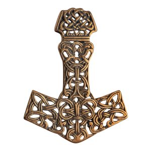 MJÖLNIR THOROVO KLADIVO BRONZOVÝ PŘÍVĚŠEK - PŘÍVĚSKY - ŠPERKY