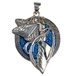 PŮLNOČNÍ VÍLA, STŘÍBRNÝ PŘÍVĚSEK, AG 925 - PŘÍVĚSKY - STŘÍBRNÉ ŠPERKY