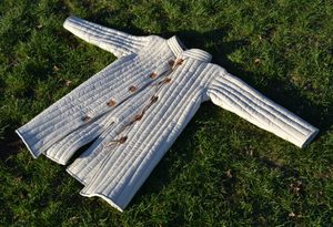 PROŠÍVANICE, LH GAMBESON, LEN A VLNA, DLOUHÝ RUKÁV - PÁNSKÉ ODĚVY - MÓDA