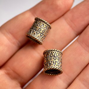 KORÁLEK DO VOUSŮ, VIKING, BRONZ - KORÁLKY DO VOUSŮ - ŠPERKY