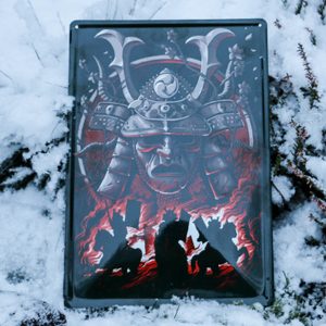 SAMURAI OBRAZ SMALT VHODNÝ NA FASÁDY BUDOV - CEDULE - HOME DECOR