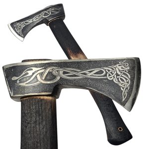 VIKING DRAGON LEPTANÁ ZÁLESÁCKÁ SEKERA, BUSHCRAFT - SEKERY - ZBRANĚ