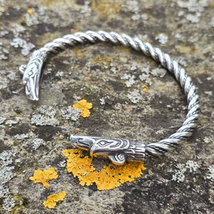 HROMOVÝ PTÁK, STŘÍBRNÝ NÁRAMEK, AG 925 - NÁRAMKY - STŘÍBRNÉ ŠPERKY