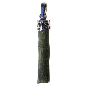 Sterling Silver Pendant with Moldavite, Ag 925