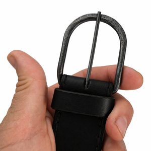 KOŽENÝ OPASEK, ČERNÝ - OPASKY Z KŮŽE - SEDLÁŘSTVÍ