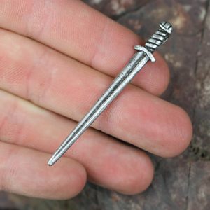 VIKINSKÝ MEČ, PŘÍVĚŠEK, ZINEK STAROSTŘÍBRO - VŠECHNY AMULETY, VLASTNÍ VÝROBA - ŠPERKY