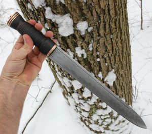 NEVIS, SKOTSKÝ NŮŽ, DIRK, DAMAŠKOVÁ OCEL - DAMAŠKOVÉ NOŽE - ZBRANĚ
