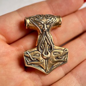 TÓR, THOROVO KLADIVO, BRONZ - PŘÍVĚSKY - ŠPERKY