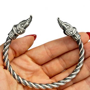 MIDGARDSORMR, VIKINGSKÝ STŘÍBRNÝ NÁRAMEK, AG 925 - NÁRAMKY - STŘÍBRNÉ ŠPERKY