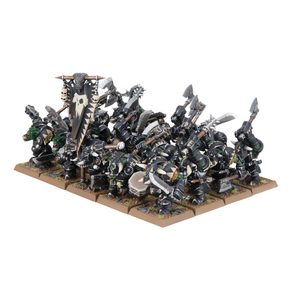WARHAMMER OLD WORLD: ORC & GOBLIN TRIBES: BLACK ORC MOB - WARHAMMER THE OLD WORLD - HRY A KNIHY