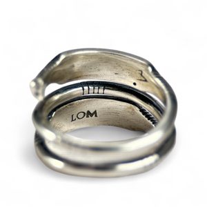 BOHATSTVÍ - VIKINSKÝ RUNOVÝ STŘÍBRNÝ PRSTEN, AG 925 - PRSTENY - STŘÍBRNÉ ŠPERKY