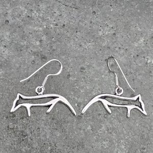 GUMPI, SÁMSKÝ VLK, STŘÍBRNÉ NÁUŠNICE, AG 925/1000 - NÁUŠNICE - STŘÍBRNÉ ŠPERKY