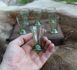 PANÁKOVÁ SOUPRAVA, LESNÍ SKLO - HISTORICKÉ SKLO - STOLOVÁNÍ