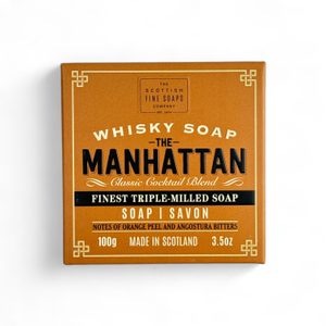 MANHATTAN, WHISKY COCKTAIL SOAP - TUHÉ MÝDLO, 100 G - MÝDLA - HOME DECOR