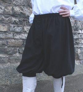 BAROKNÍ KALHOTY, TŘICETILETÁ VÁLKA - PÁNSKÉ ODĚVY - MÓDA